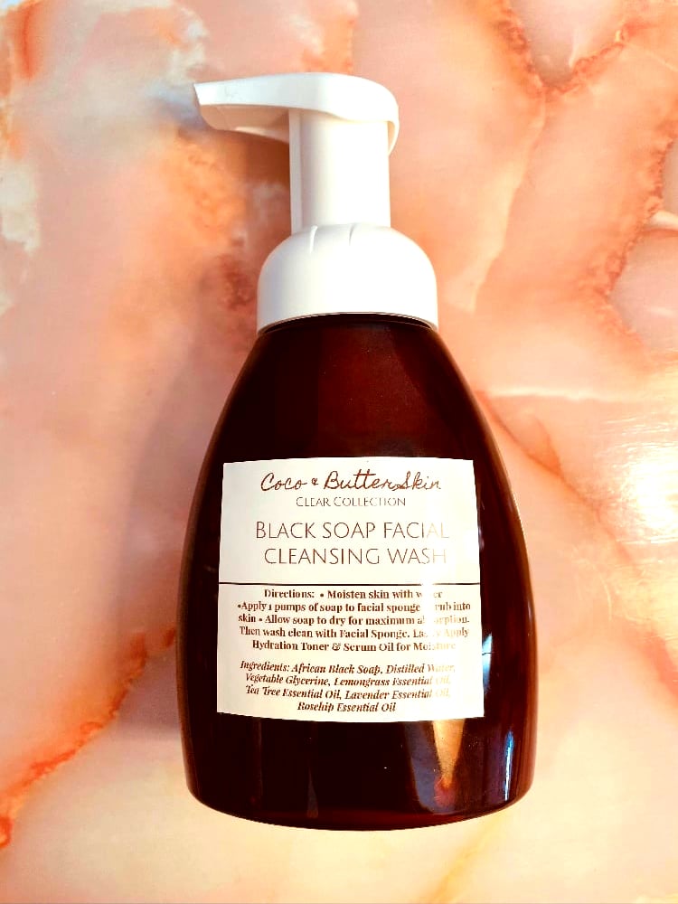 African Black Soap Cleansing Facial Wash