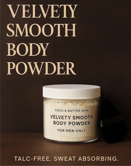 Velvety Smooth Body Powder For Men