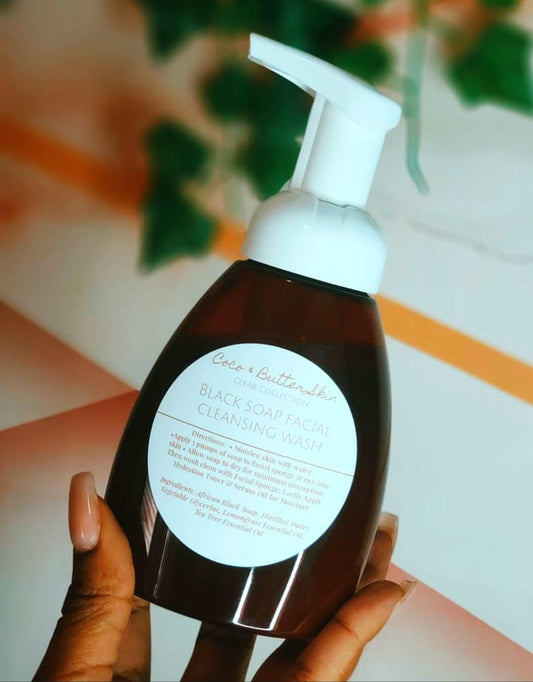 African Black Soap Cleansing Facial Wash