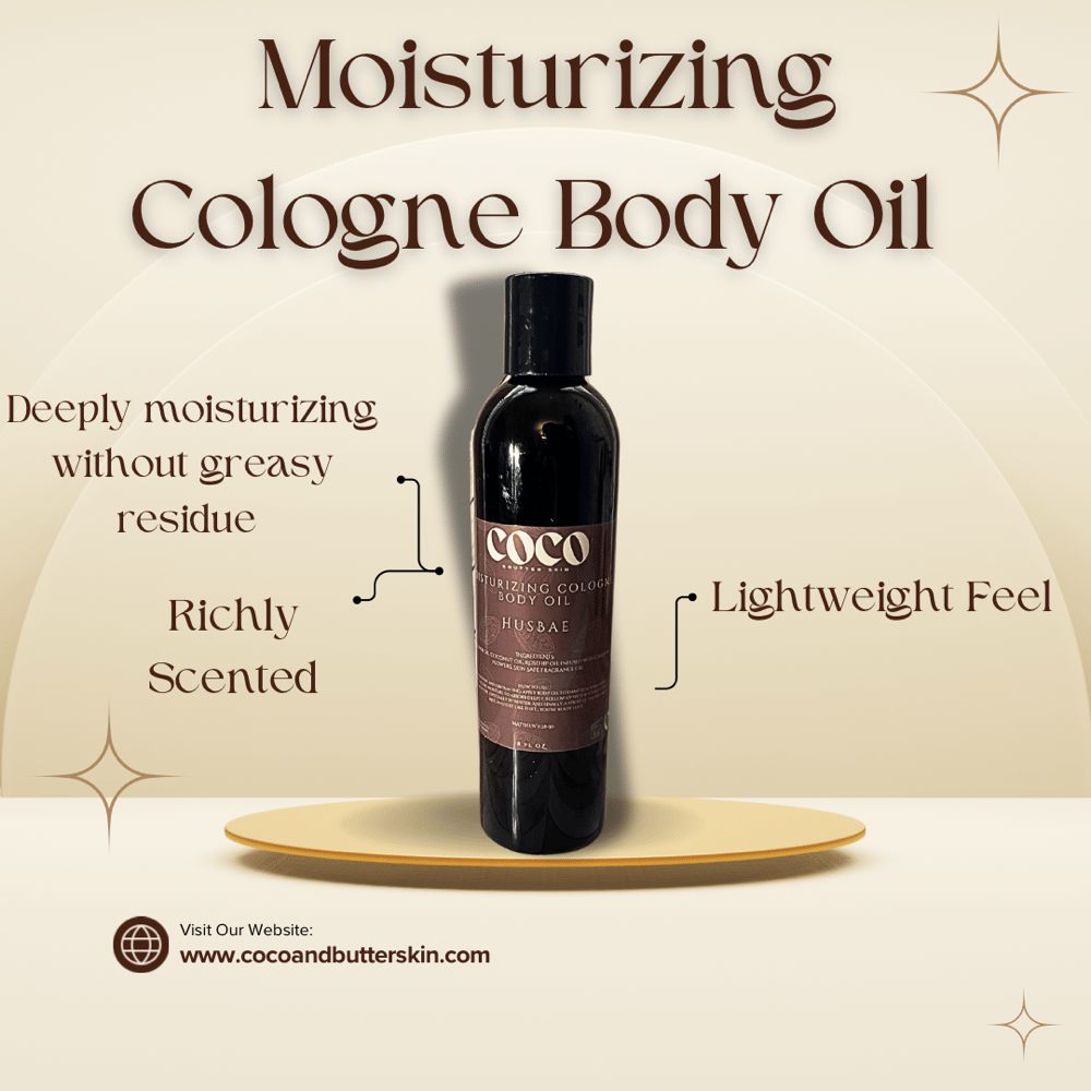 Moisturizing Cologne Body Oil